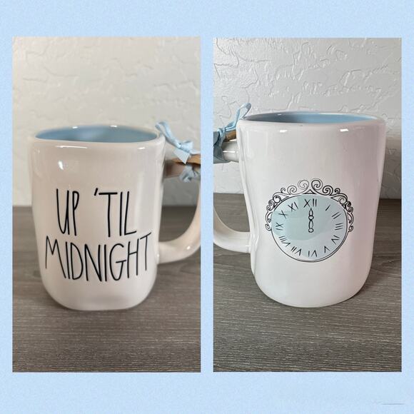 Rae Dunn Disney Princess Cinderella Mug UP TIL MIDNIGHT - Picture 1 of 5
